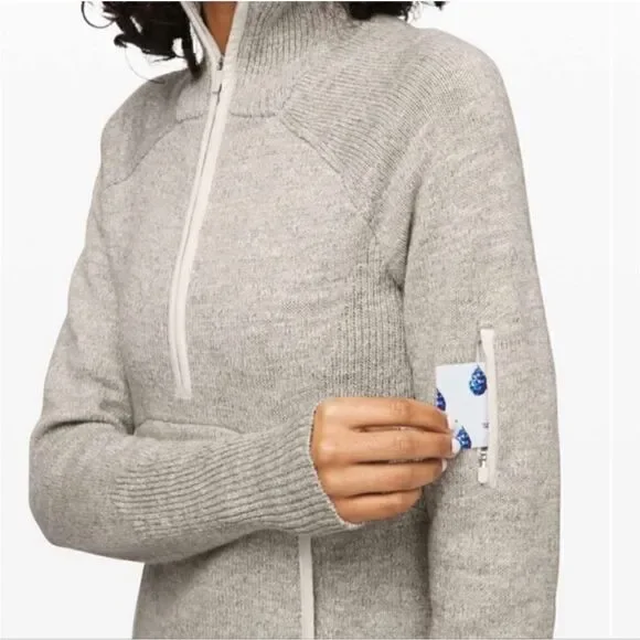 Lululemon Summit Stride Half Zip Sweater 6 - Picture 3 of 7
